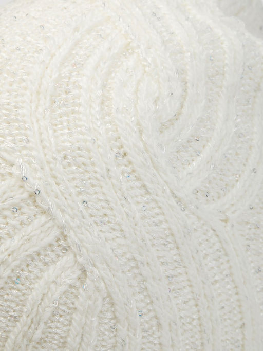 Шапка жен. шерсть+акр LB-N88004 white