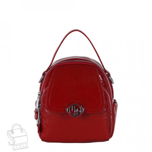 Рюкзак женский кожаный 21039СH red Polina&Eiterou/30