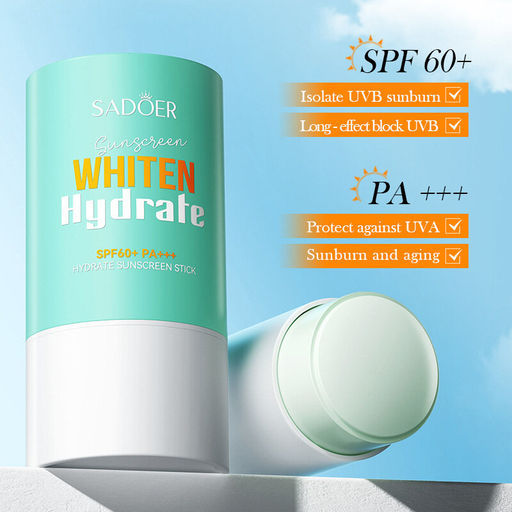Солнцезащитный стик SPF60  отбеливающий, увлажняющий, против ультрафиолета, 20г