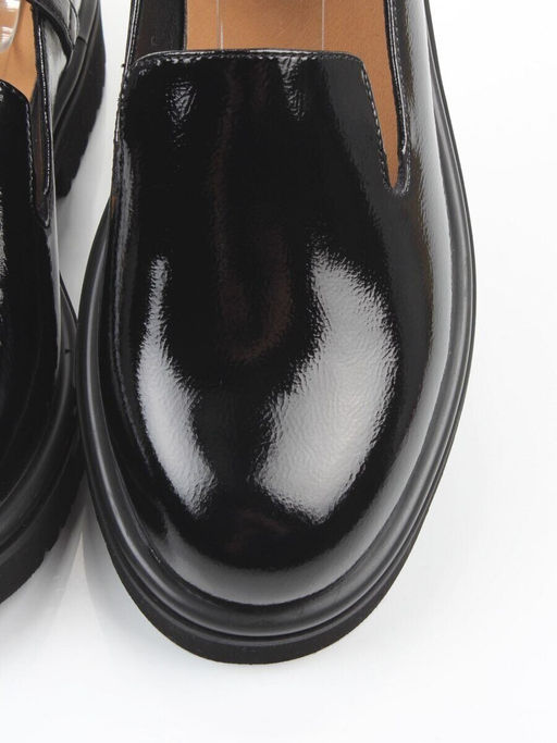 06-DLG05-2 BLACK Туфли женские (натуральная кожа)