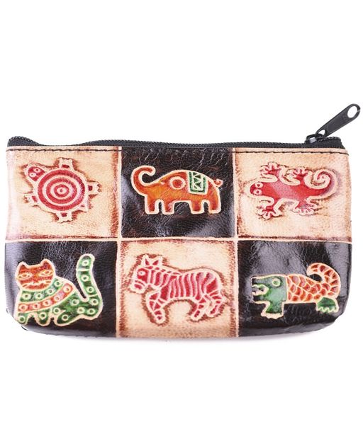 Кошелек под мелочь ручной принт №0606/1 уп/3шт - Ганг фото 2