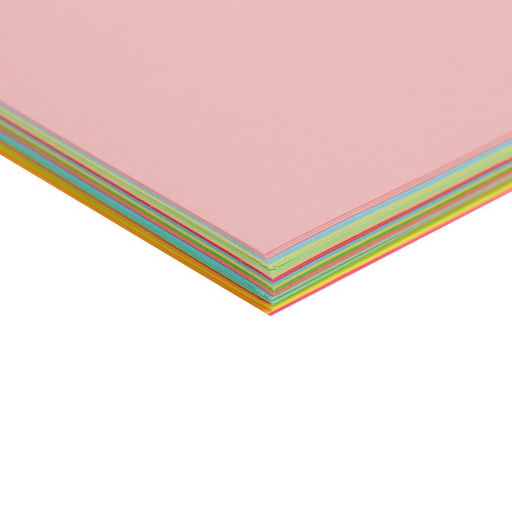 Бумага цветная Calligrata, А4, 100 листов, 20 цветов, пастель, интенсив, неон, умеренный, 80 г/м², МИКС