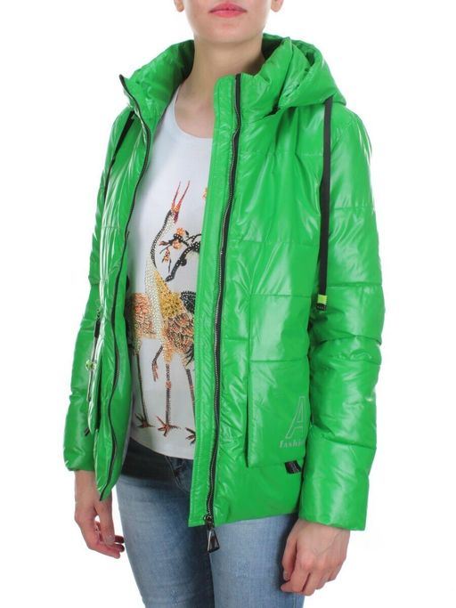 8266 GREEN Куртка демисезонная женская BAOFANI (100 гр. синтепон) - Fashion фото 7
