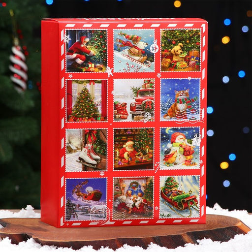 Чай подарочный адвент-календарь Новогодняя почта, 215 г