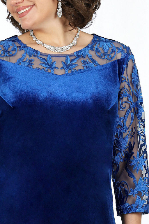 Платье Ninele 7431-Р темно-синий - Mira fashion фото 512