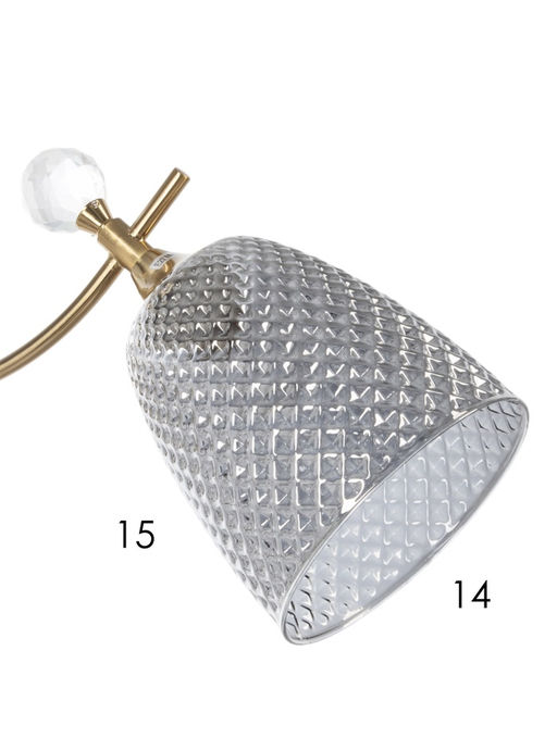 Люстра NH6140/3, 3×60 Вт, E27, цвет медный