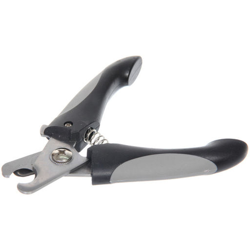 Цена за 2 шт. Когтерез для животных "ПРЕМИУМ - МОЙ БРО", прорезиненная ручка, цвет серый/черный, 6.7*15см