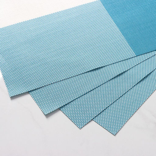 Набор салфеток сервировочных на стол Доляна Настроение, 4 шт, 4530 см, цвет бело-синий  фото 5