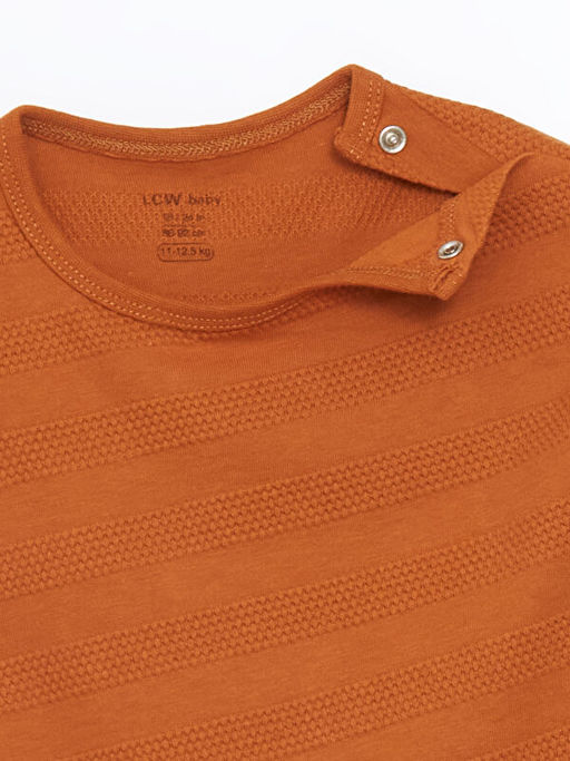 Bisiklet Yaka Basic Erkek Bebek Tulum