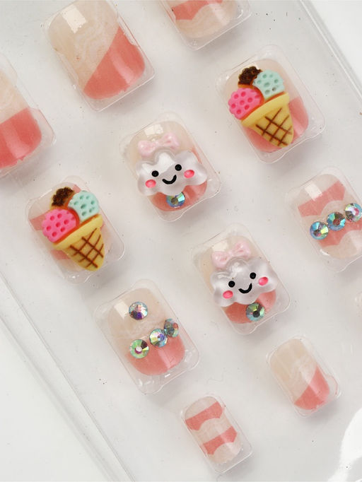 Детские накладные ногти «Сладости», 12 шт.