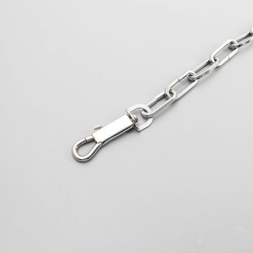 Поводок металлический 160 см, сварное звено 3,5 х 35 мм - Пижон фото 4