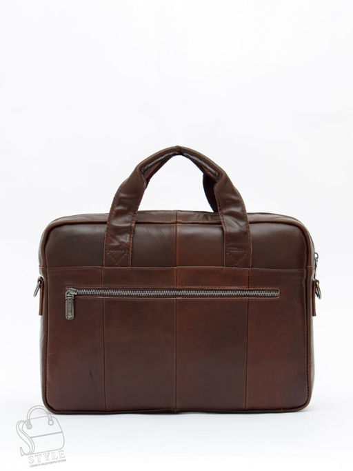 Портфель мужской кожаный 11018Z coffee Zinimsk - S-style фото 3