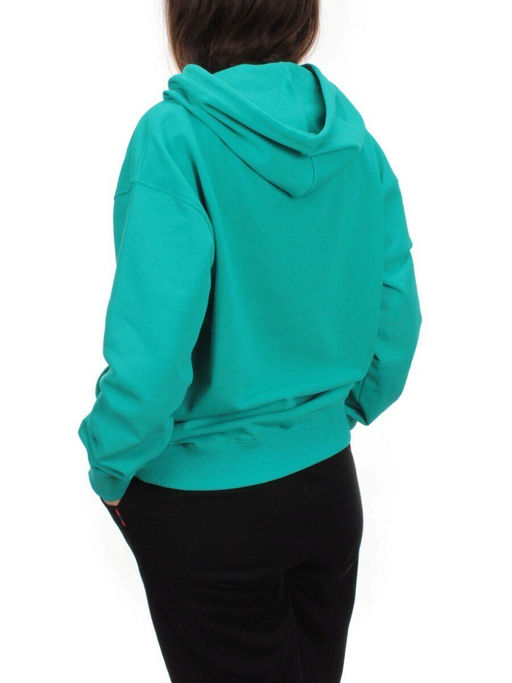 A-02 TURQUOISE Худи женское (85% хлопок, 15% полиэстер) - Фабричный китай фото 4