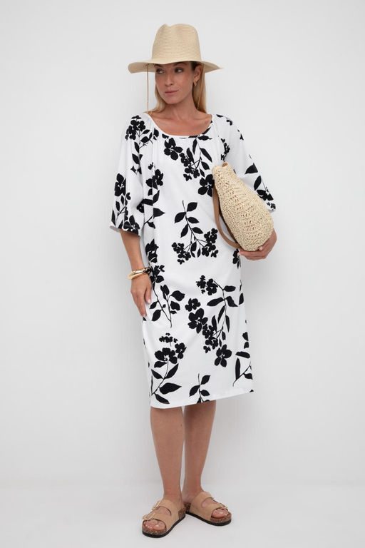 Платье Very Neat ЕВТ 5063 из хлопка белый  фото 2