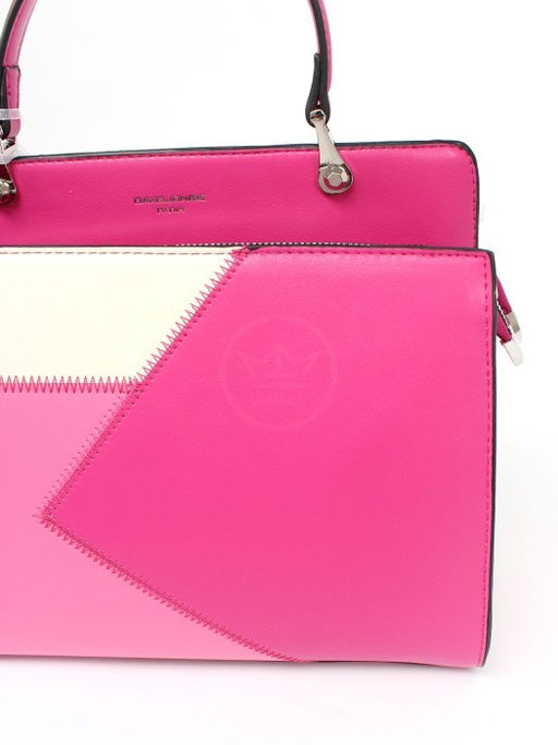 Сумка женская искусственная кожа DJ-CM 6969-ROSE RED 2отд, плечевой ремень, розовый SALE 261494 - Adelia фото 8