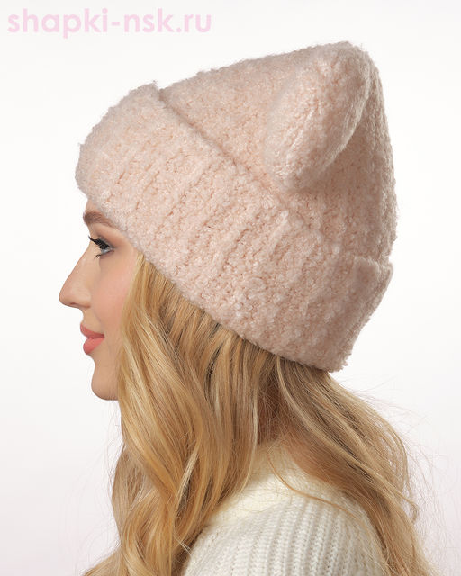 03018 BKE Чебурашка букле Шапка флис (52-56)