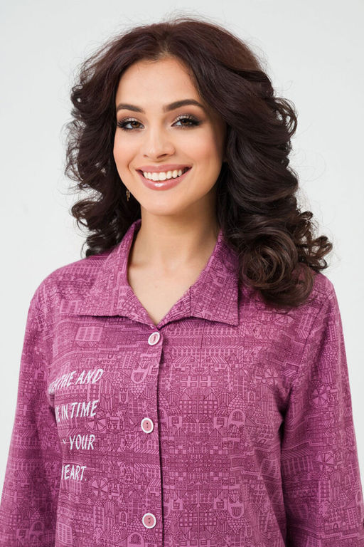 Халат-рубашка Туфелька (48-60) - Serenada фото 4