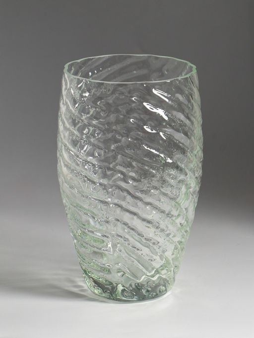 Ваза для цветов, h=21 см, d=11, стекло, прозрачная