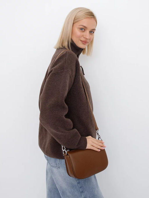 Сумка 1028C brown Polina&Eiterou