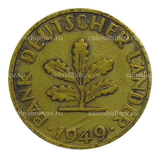 5 пфеннигов 1949 года G Германия
