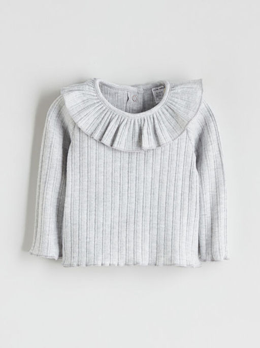 Bisiklet Yaka K?z Bebek Ti??rt