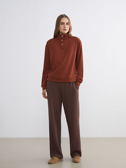 Dik Yaka Kad?n Sweatshirt