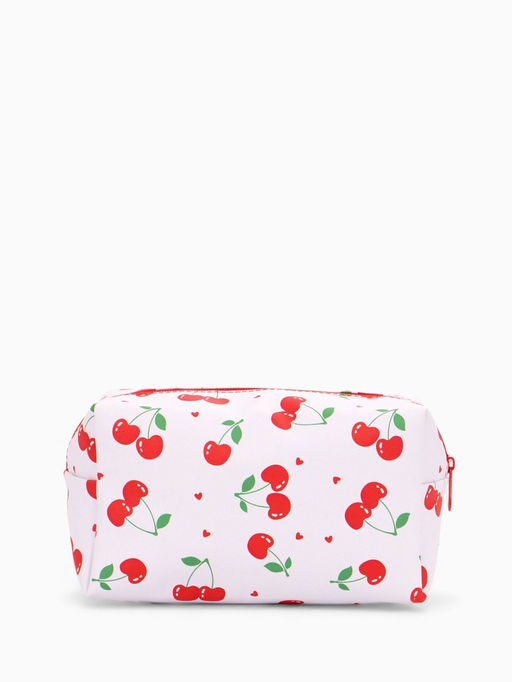 Косметичка дор Вишня 19*10*11, отд на молнии, белый