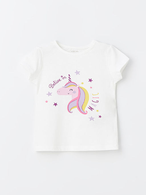 Bisiklet Yaka K?z Bebek ?ortlu Pijama Tak?m? - Waikiki фото 2