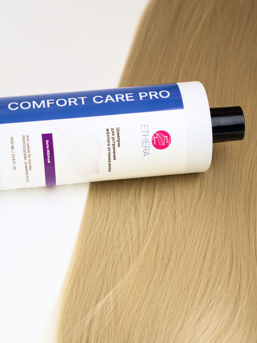 ETHERA Профессиональный шампунь для устранения жёлтого оттенка волос / Аnti-yellow for Blondes, 1000 мл