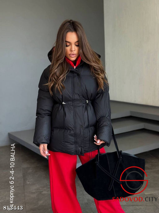 Куртка с капюшоном и регулируемой талией - Bruno фото 5