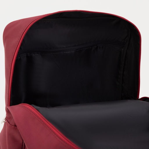 Сумка дорожная 20 на колёсах, отдел на молнии, наружный карман, цвет бордовый - Simaland фото 4