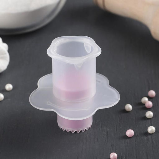 Цена за 4 шт. Плунжер кондитерский для заполнения начинкой выпечки Доляна, 6.5?4.5?3 см, МИКС  фото 2