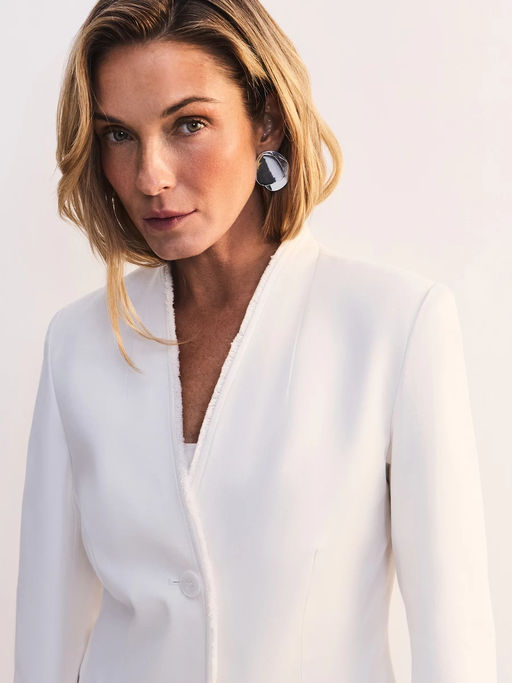 Приталенный жакет из хлопка / Zarina  фото 3