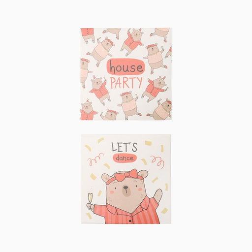 Набор новогодний подарочный «Этель» «Новый год: House party» полотенце 30×60 см и аксессуары