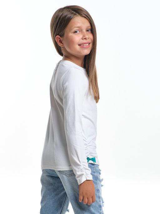 Футболка (лонгслив) UD 3902 белый - Mini maxi фото 2