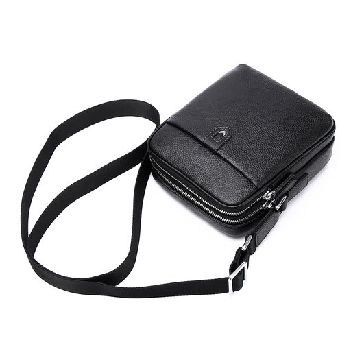 Сумка мужская, кожа, MIRONPAN 26272 Черный