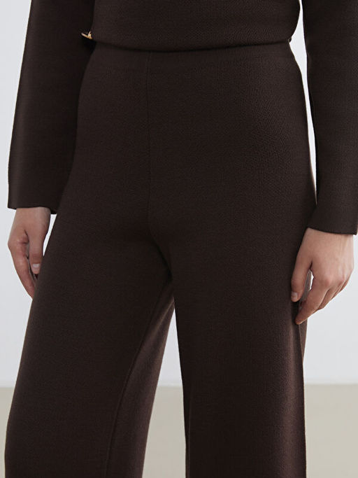 Beli Lastikli Geni? Pa?a Kad?n Triko Pantolon