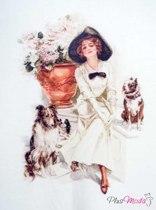 Туника Модель №28 размеры 52-72 - Plusmoda фото 3