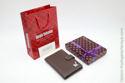 Женская кожаная обложка для паспорта и автодокументов Sergio Valentini СВ 8030-342 фото 5