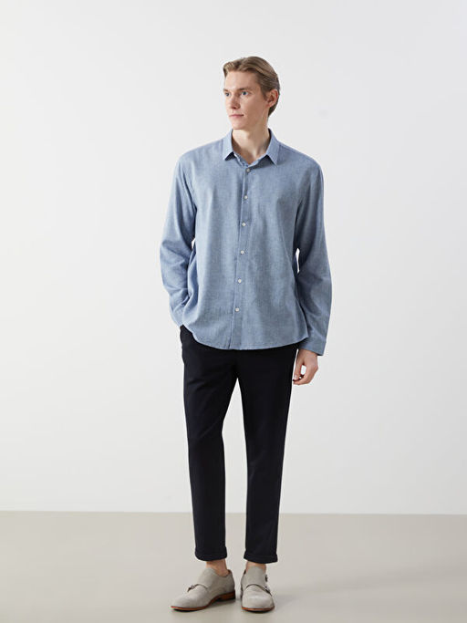 Regular Fit Uzun Kollu Arm?rl? Erkek G?mlek