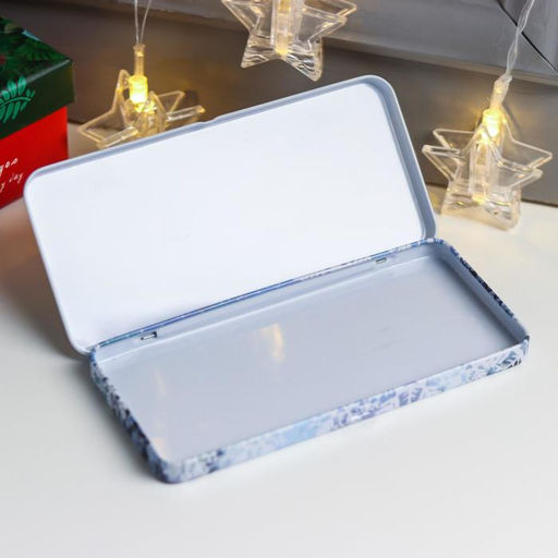 Подарочная коробочка для денег "Зимний лес" 16,6х7,6х1см