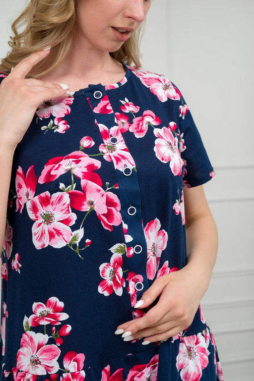 Платье женское из кулирки Кармелита яблоневый цвет - Амадэль фото 15