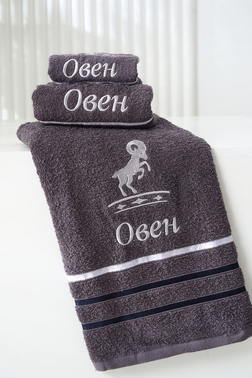 14418/10 Знаки зодиака полотенце махровое плотность 350гр