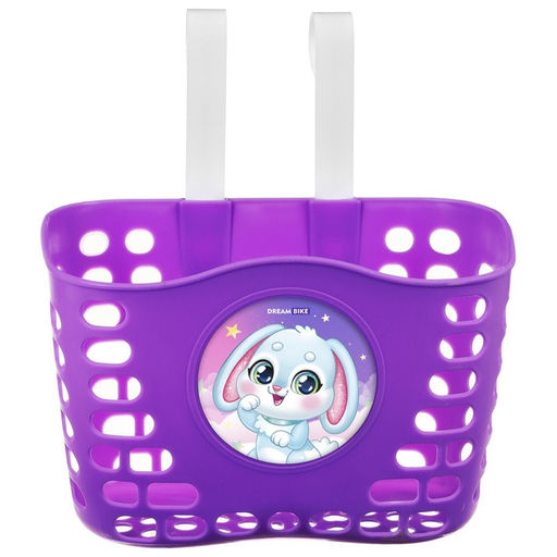 Корзинка детская на велосипед, цвет фиолетовый - Dream bike фото 4