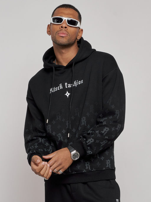 Спортивный костюм мужской трикотажный демисезонный черного цвета 12010Ch - Mtforce фото 16