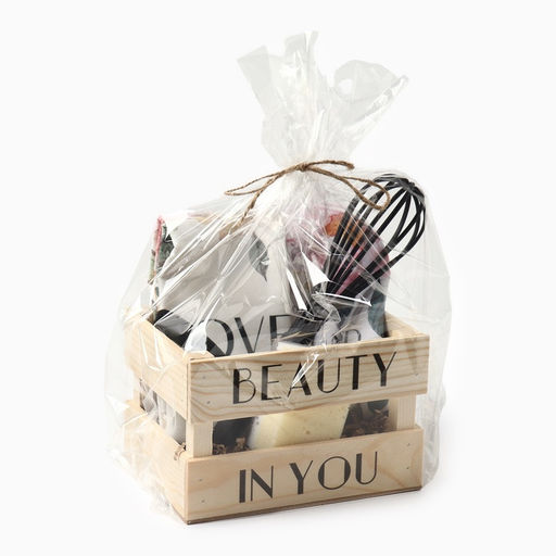 Кухонный набор Этель Love and grace: полотенце, варежка-прихватка, лопатка, венчик, губка