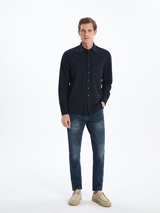 Regular Fit Uzun Kollu Erkek G?mlek