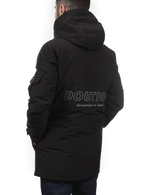8895 BLACK Куртка мужская зимняя облегченная (130 гр. холлофайбер) - Fashion фото 9