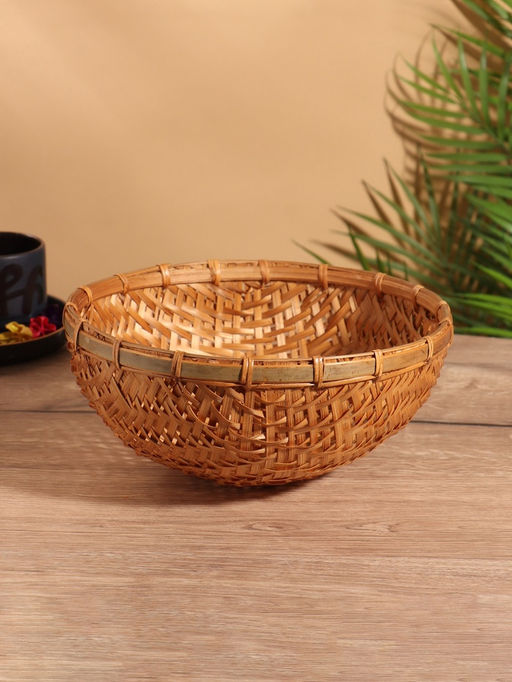 Чаша плетёная, 26 см, бамбук