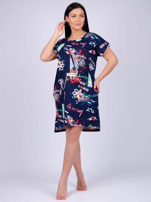 Туника "Блеск" граффити, трикотаж